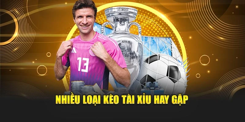 Nhiều loại kèo Tài Xỉu hay gặp